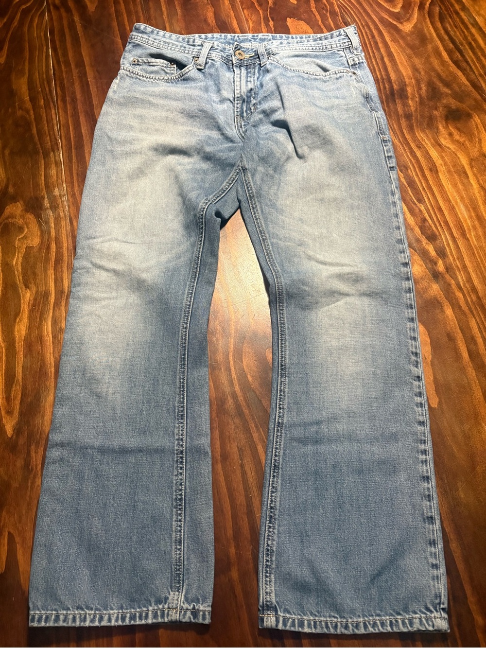 Buffalo David Bitton Jeans Mens 32x30 Light Wash 100% Cotton